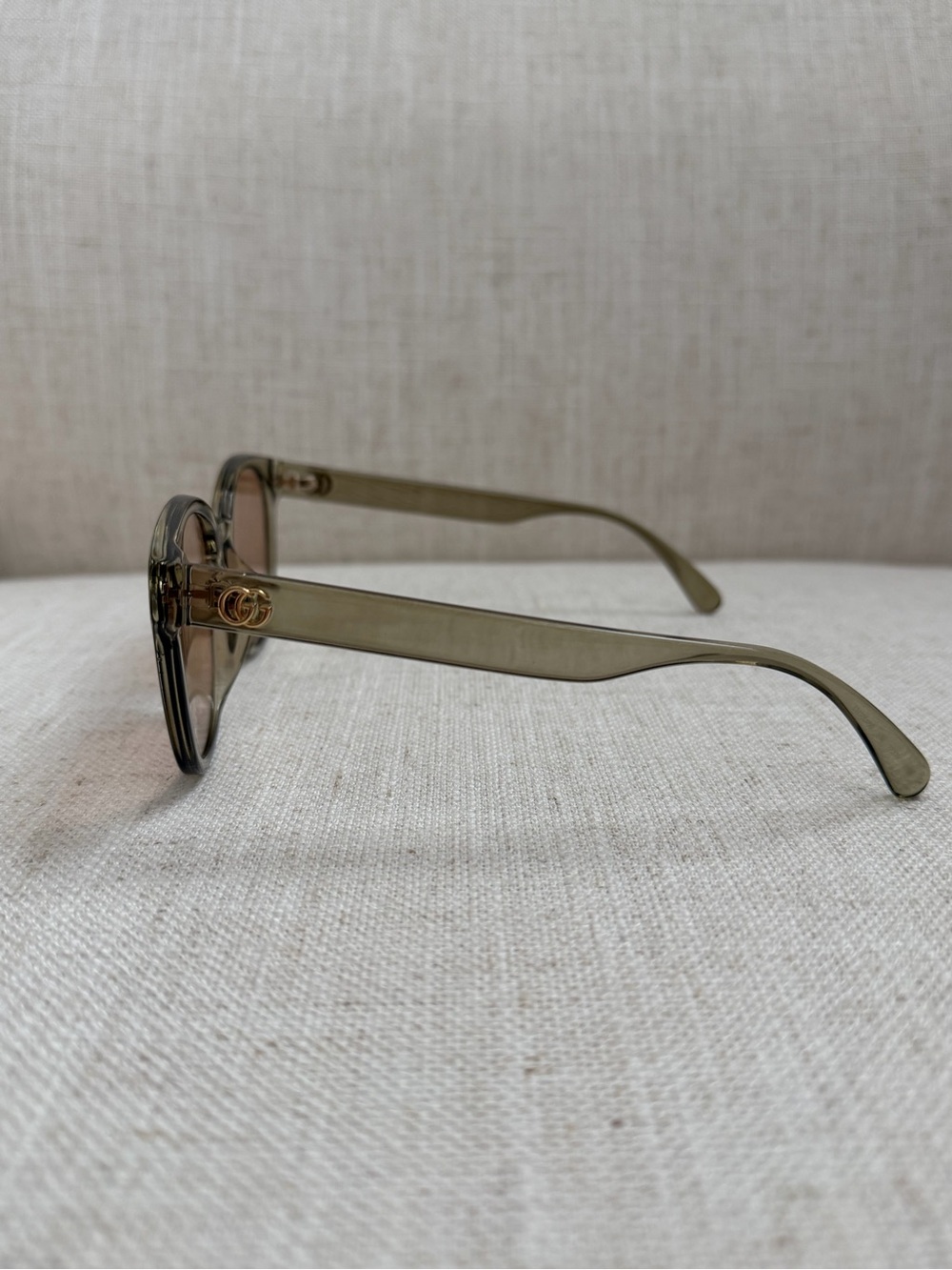 NWOT Gucci Acetate Translucent Square Sunglasses - Picture 5 of 7